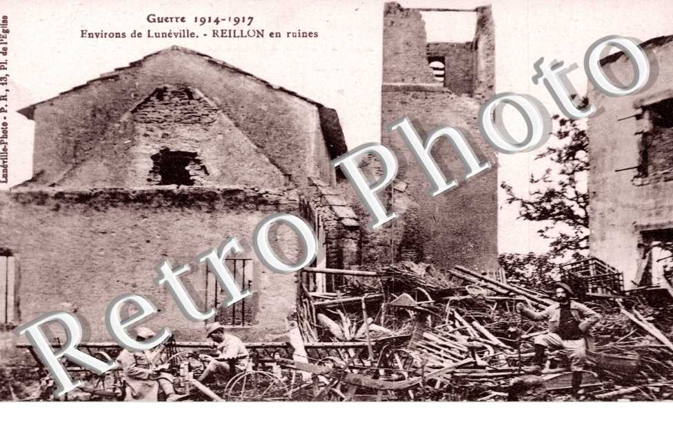Ruines en 1917
