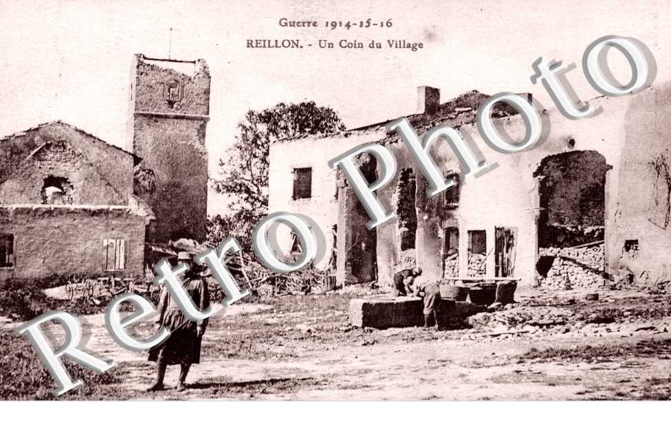 un coin du village en 1916 