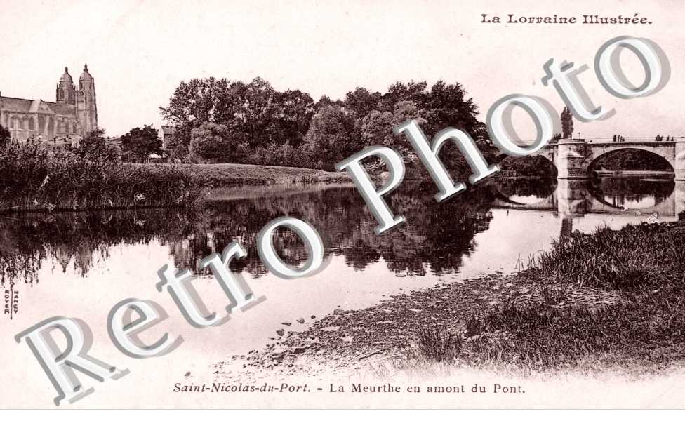 la Meurthe en amont du pont