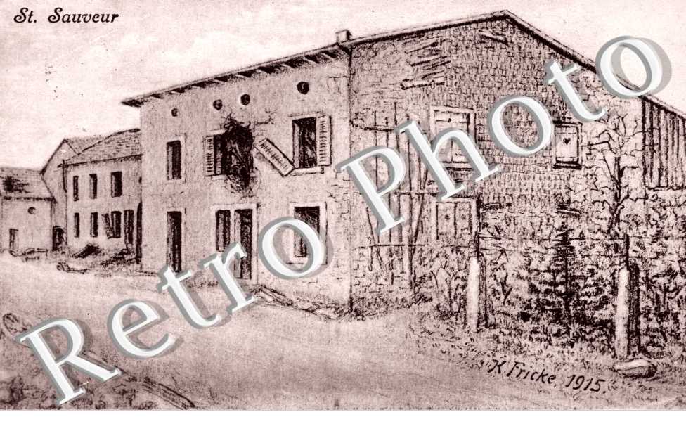 (une batisse) feldpostkarte