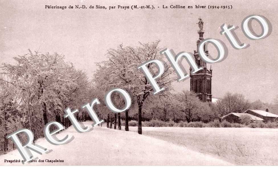 Pelerinage de Notre Dame de Sion la Colline en hiver