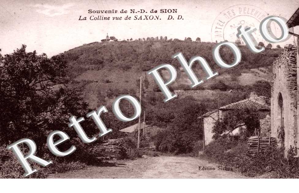 La Colline vue de Saxon