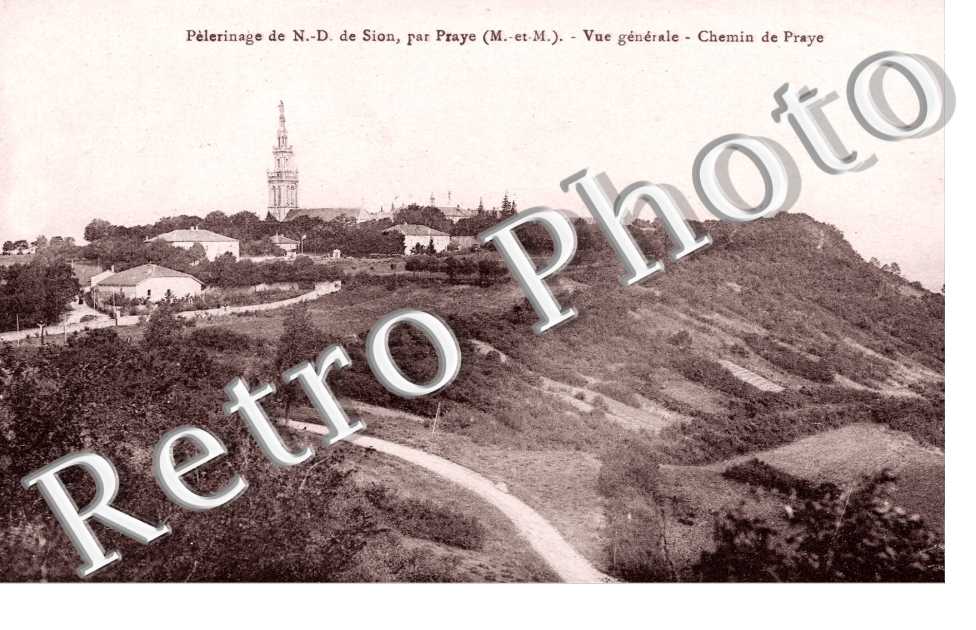 Pelerinage de Notre Dame de Sion, Vue generale, Chemin de Praye