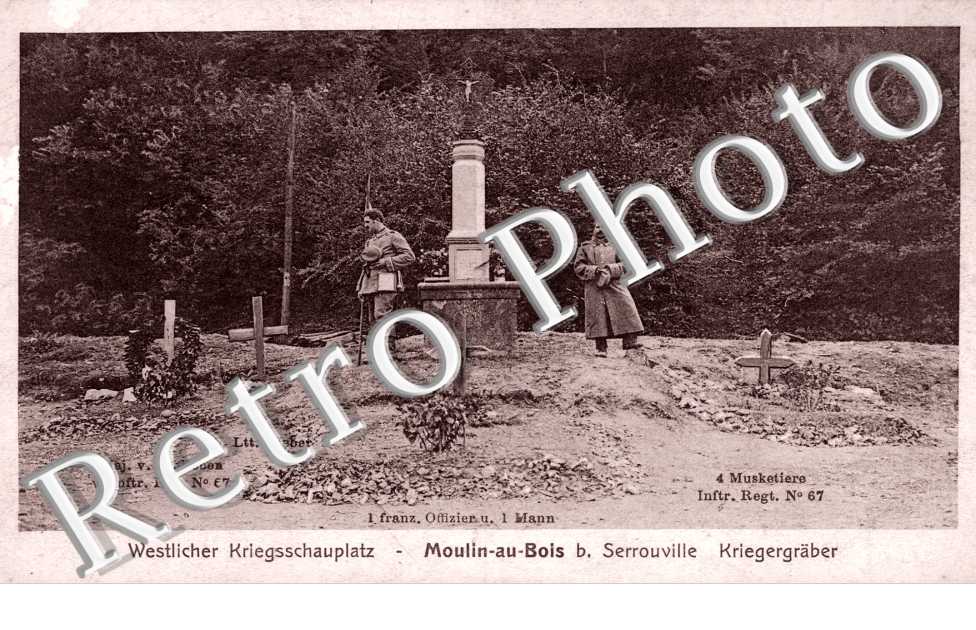 Westlicher Kreigssauplatz Moulin au Bois