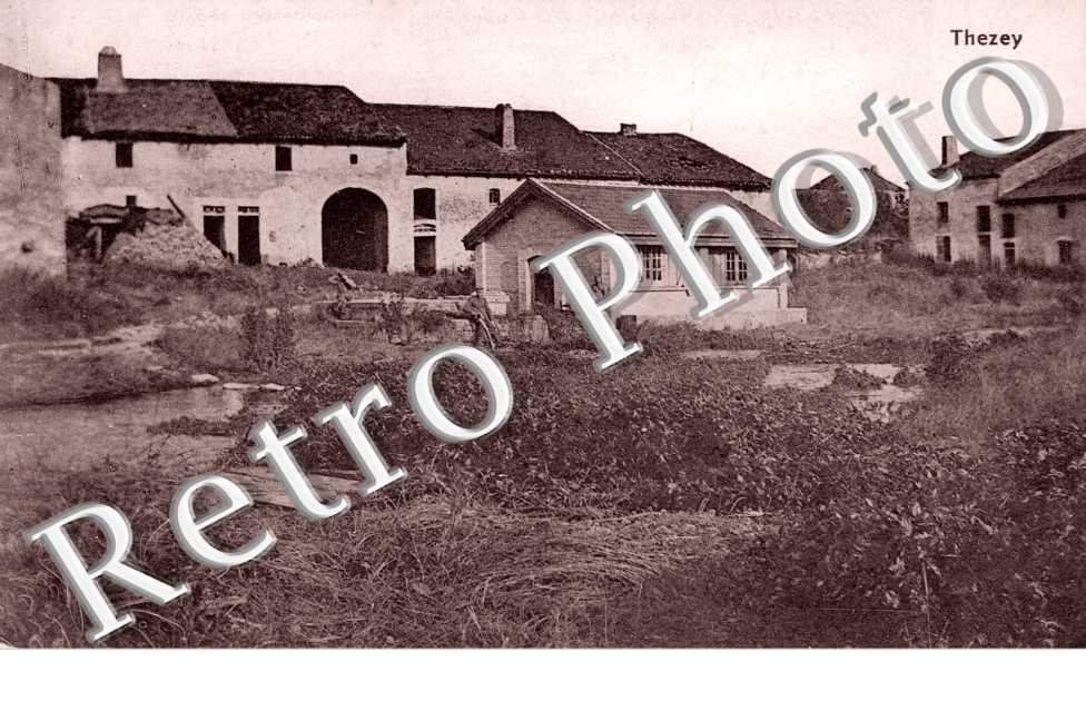 une vue du village - carte postale militaire allemande 1914-1918