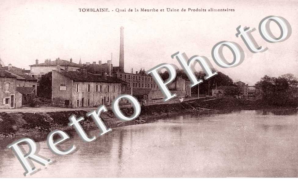 Quai de la Meurthe et usine de produits alimentaires
