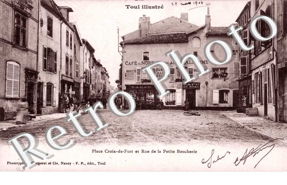 Place Croix-de-Fust et rue de la petite boucherie