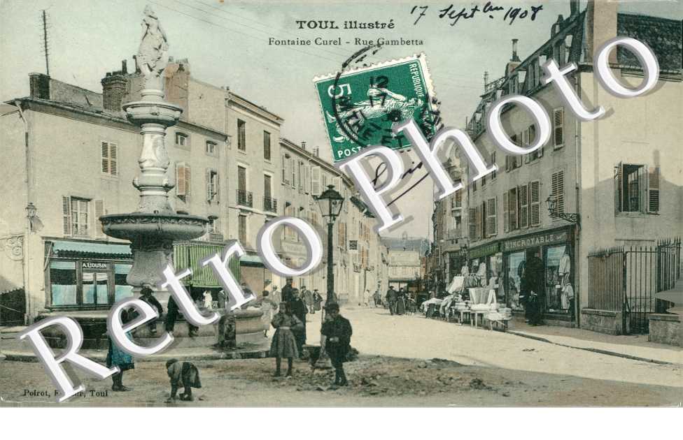 Fontaine Curel - Rue Gambetta 