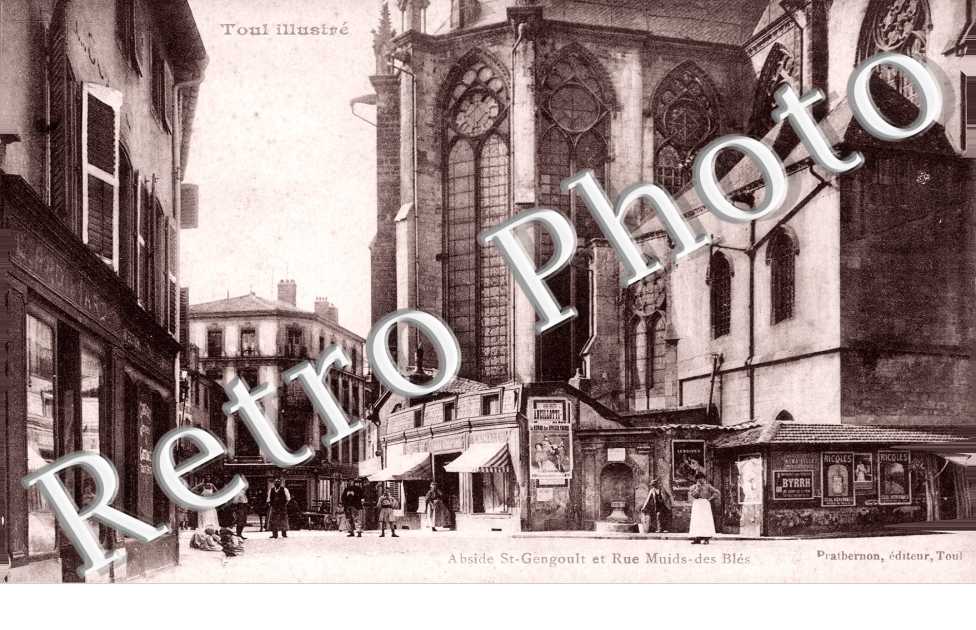 Abside de Saint Gengoult et rue Muids des Bles