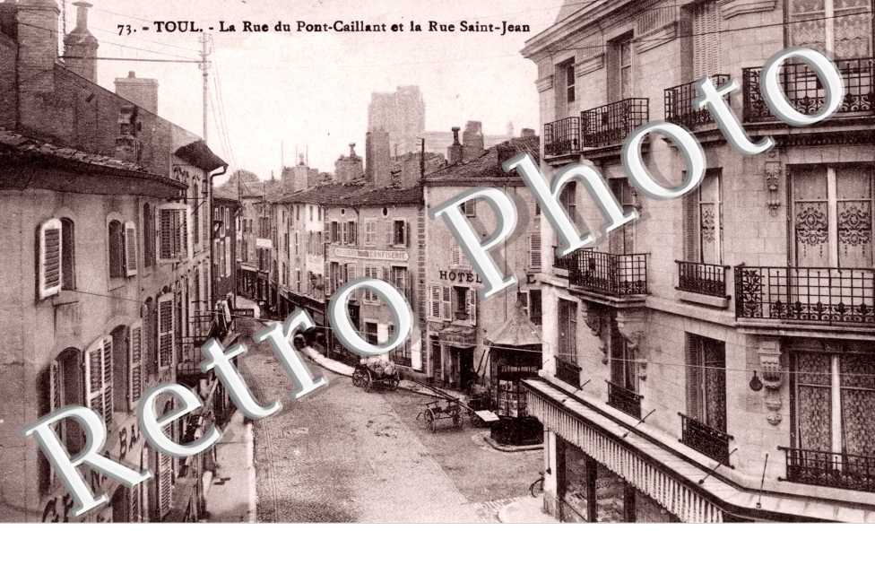 la rue du Pont Caillant et la rue Saint Jean