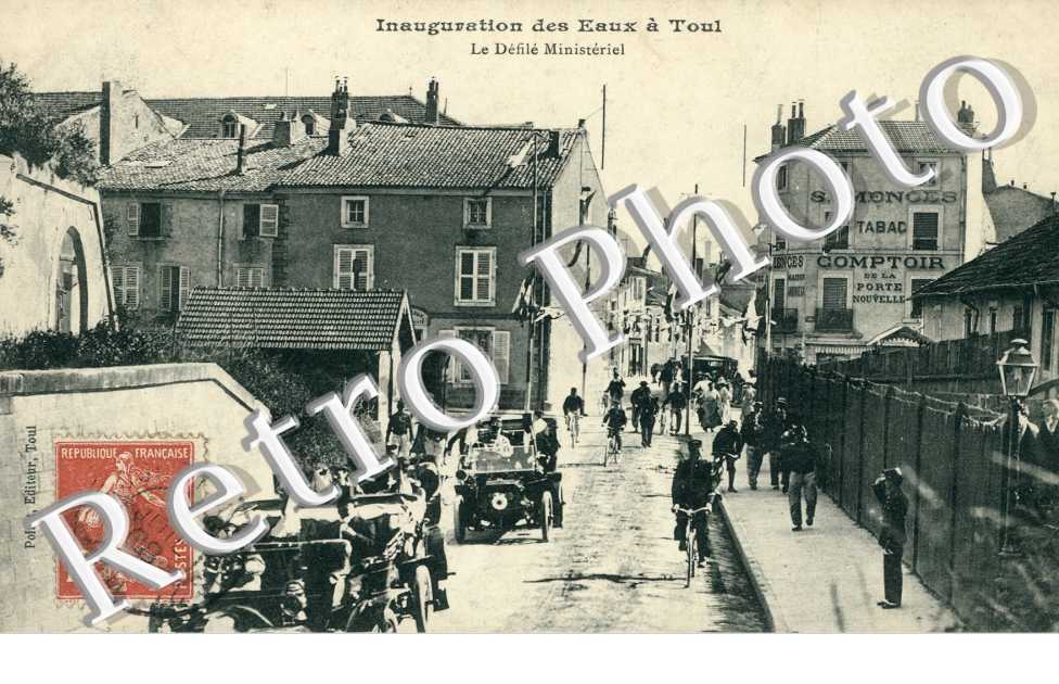 Inauguration des Eaux a Toul - Le Défilé Ministériel