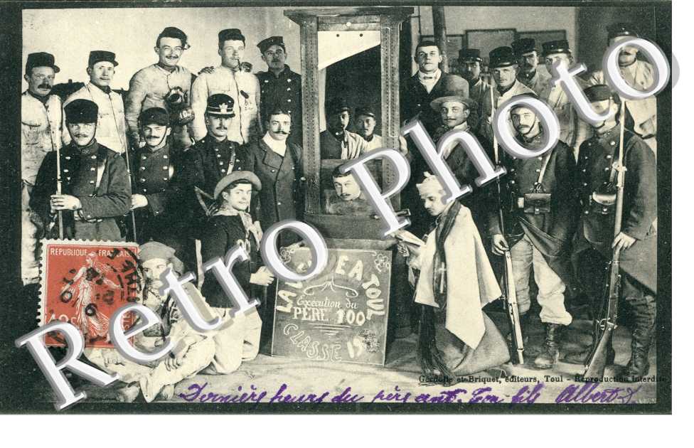 (execution du pere 100 - La veuve a Toule - militaires)