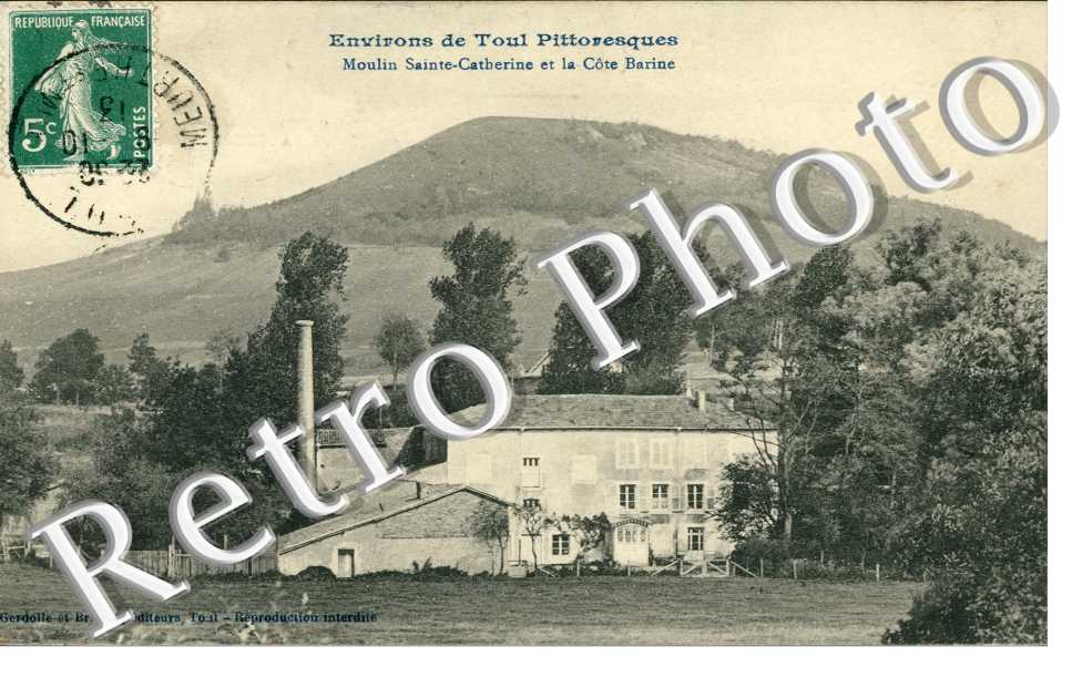 Moulin Ste-Catherine et la cote Barine
