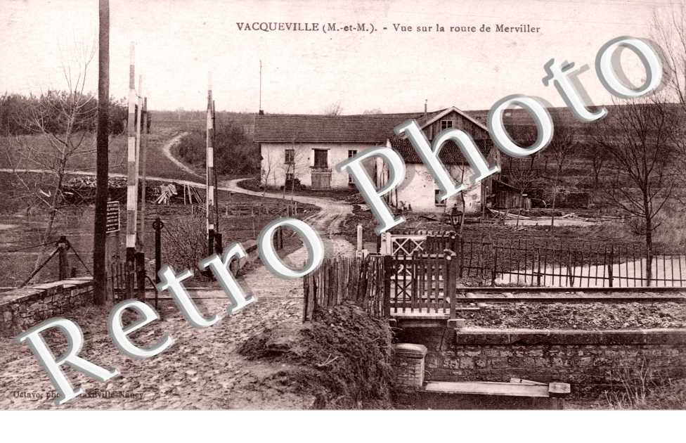 Vue sur la route de Merviller