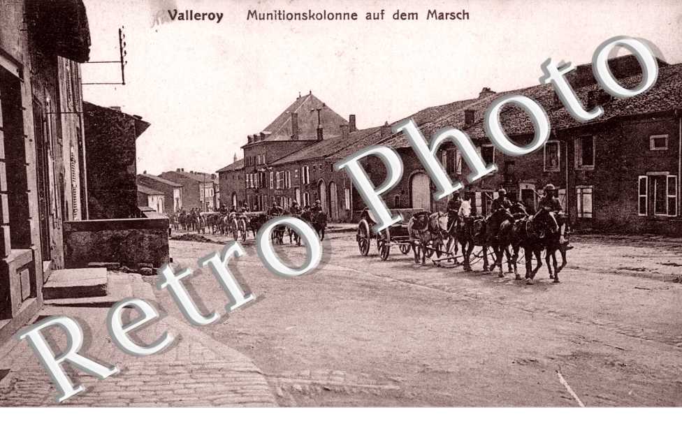 Munitionskolonne auf dem Marsch