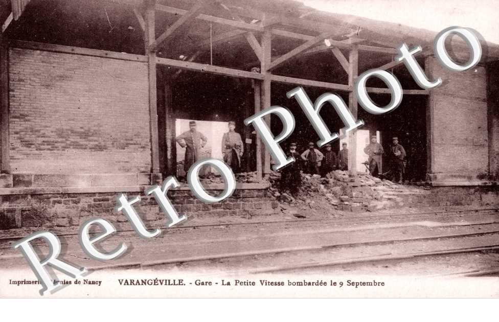 La petite vitesse bombardee le 9 sept - gare