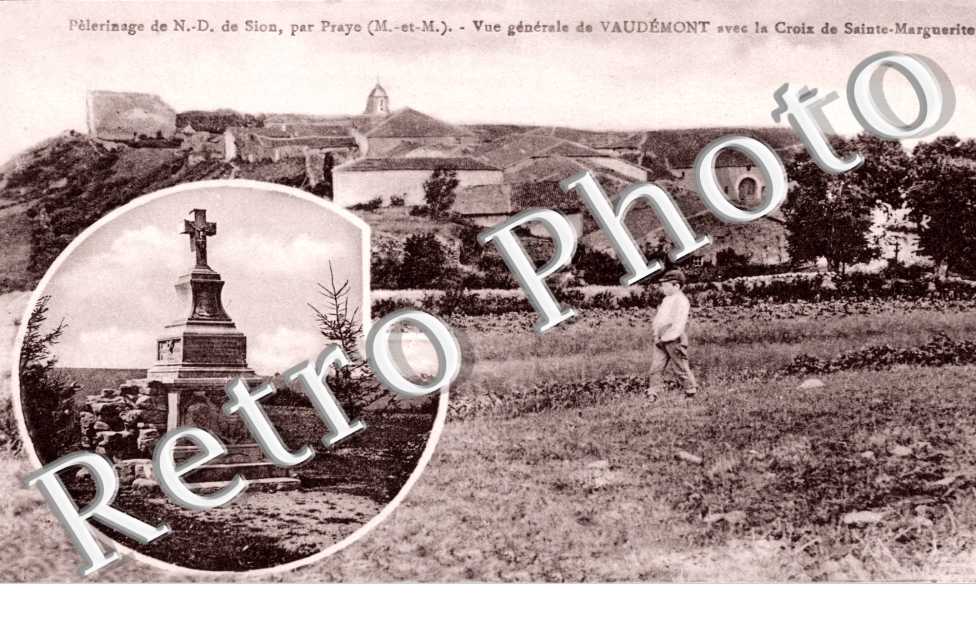 Pelerinage de N-D de Sion - vue generale avec la croix de Sainte-Marguerite