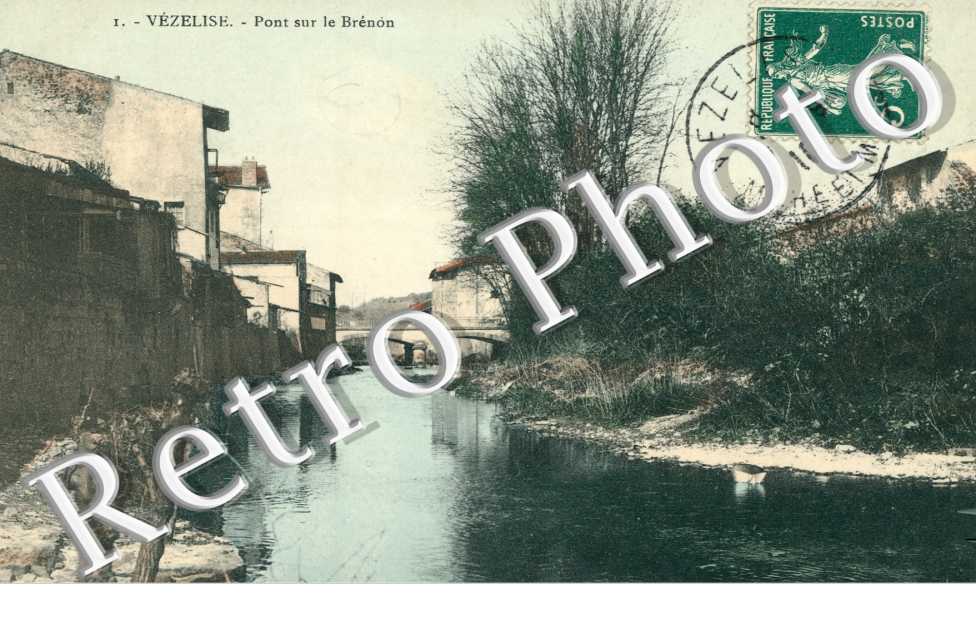 pont sur le Brenon (couleur)