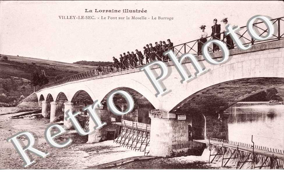 le pont sur la Moselle le barrage