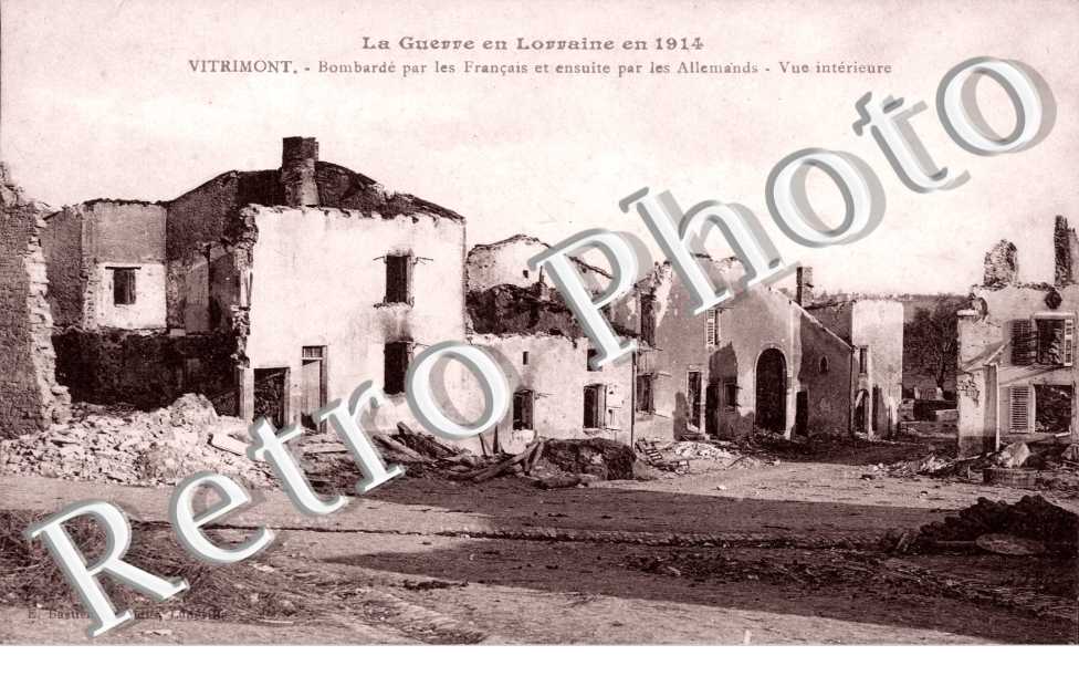 Bombarde par les francais  et ensuite par les allemands