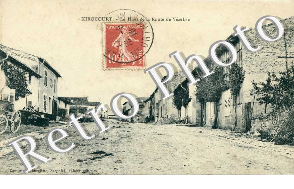 Le haut de la route de Vezelise
