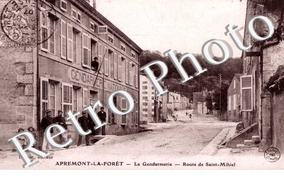 images de village la gendarmerie route de saint mihiel 55 APREMONT LA