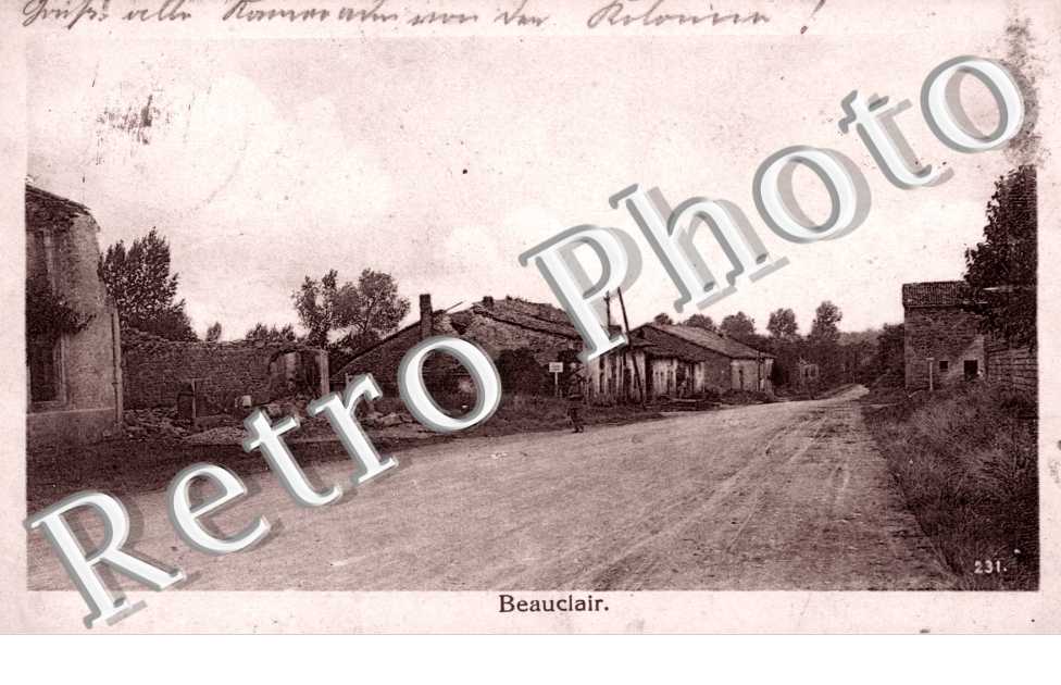 (une rue)  feldpostkarte
