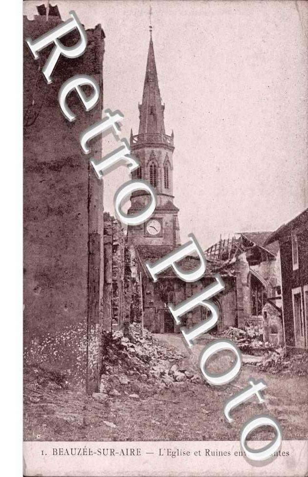 Ruines et eglise
