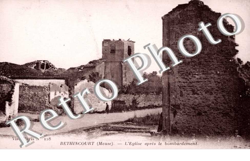 Eglise apres le bombardement