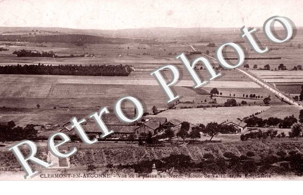 Vue de la Plaine au Nord, Route de Varennes, la Briqueterie