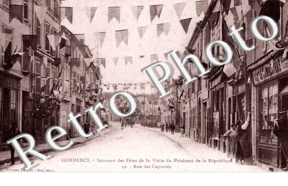 Souvenir des fetes de la visite du President de la Republique - rue des capucins