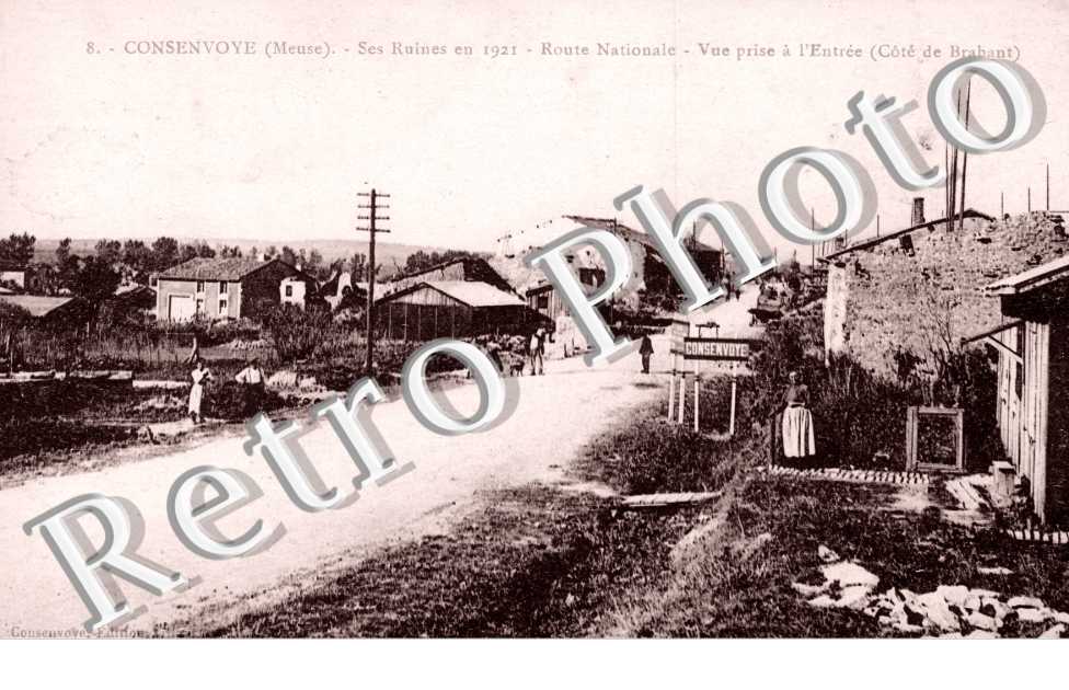 ses ruines en 1921
