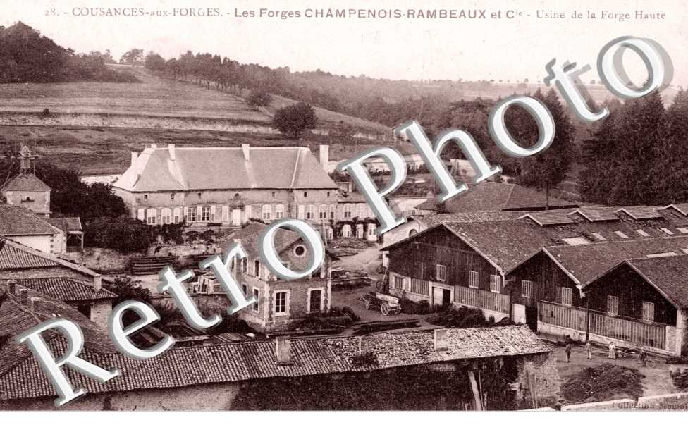 les forges Champenois-Rambeaux et Cie Usine de la Forge Haute