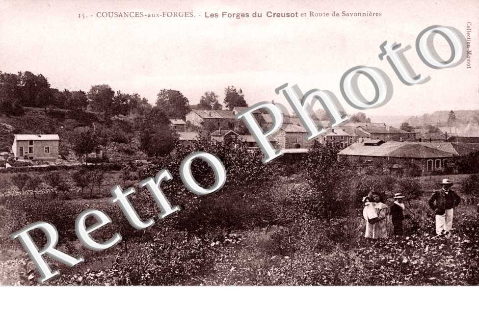 les forges du Creusot et route de Savonnieres