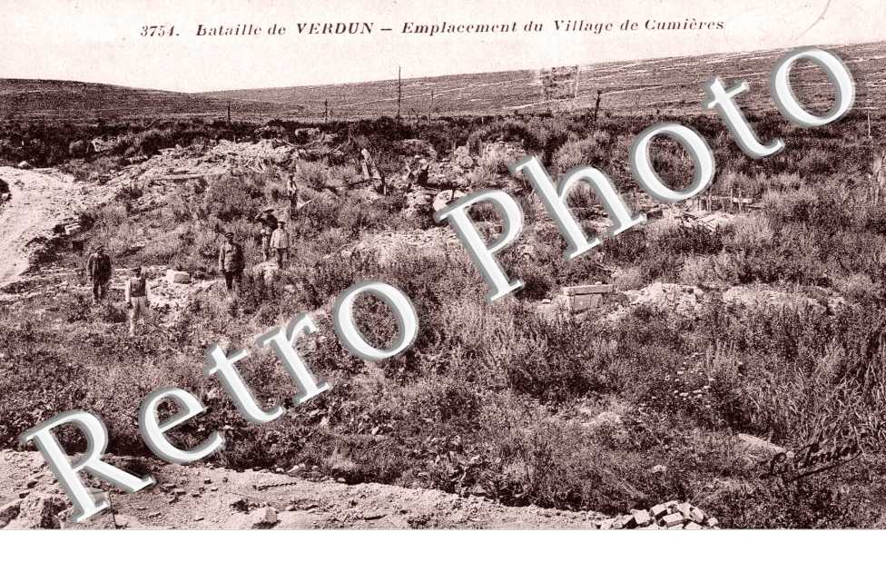 Emplacement du village - bataille de Verdun
