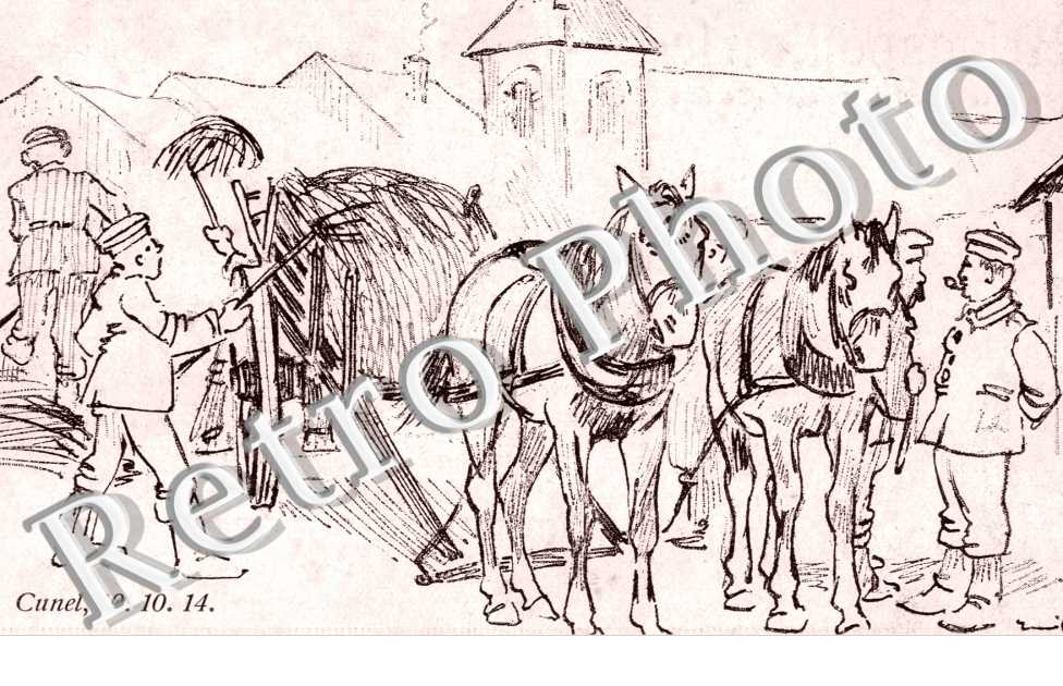 CARTE DESSIN - Kriegspostkarte