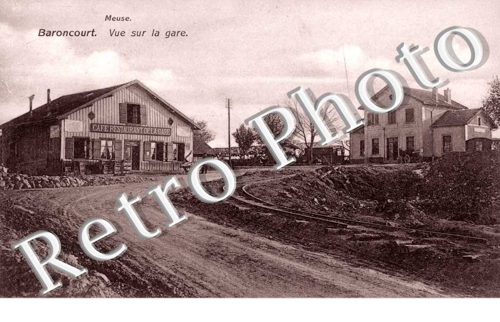 BARONCOURT Vue sur la gare