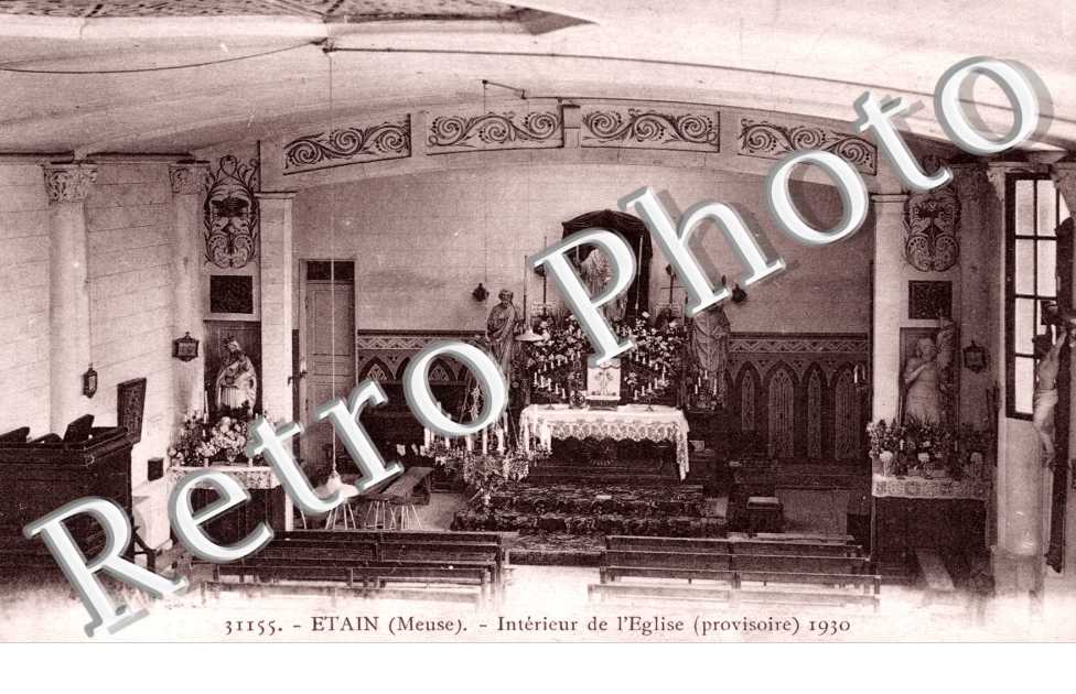 interieur de l'eglise provisoire 1930