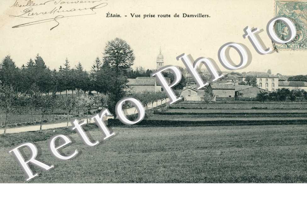 Vue prise de la Route de Damvillers