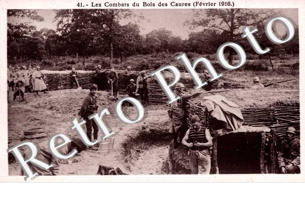 les combats du Bois des Caures