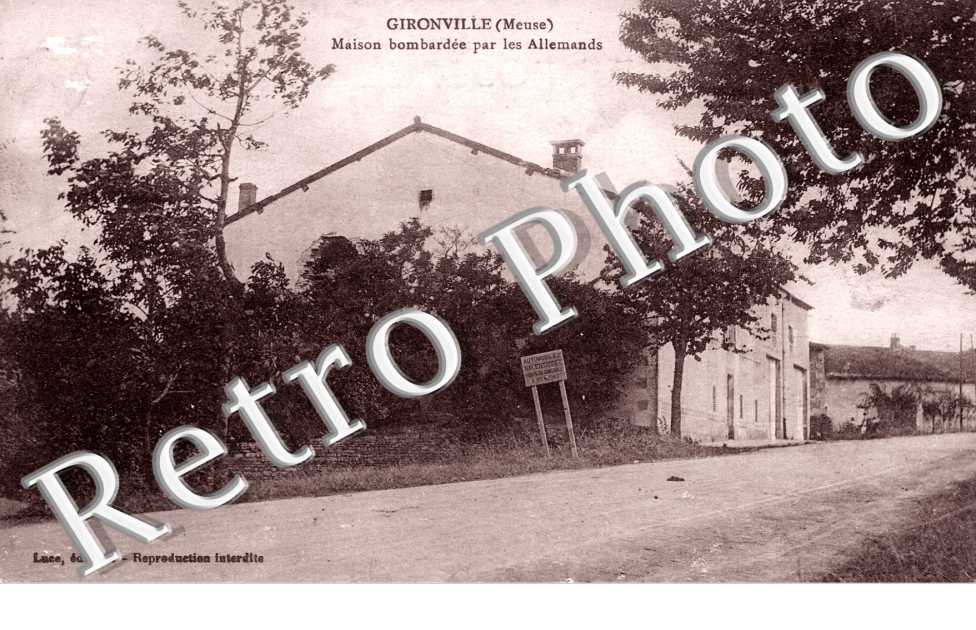 Maison bombardee par les allemands