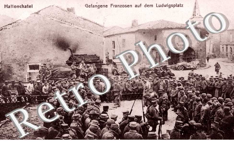 Gefangene Franzosen auf dem Ludwigsplatz