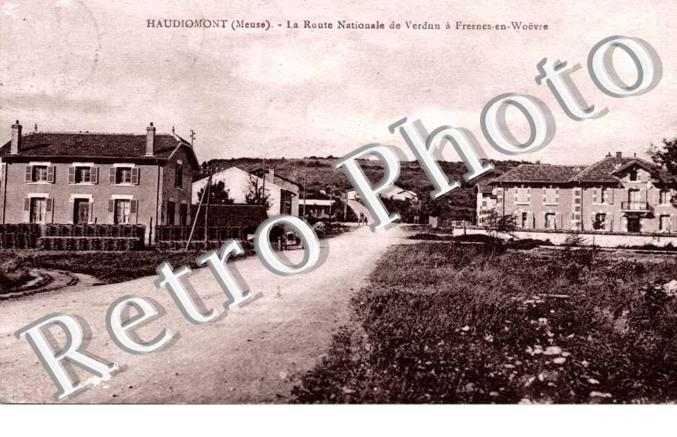 La route nationale de Verdun a Fresnes-en-Woëvre