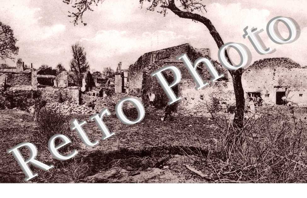 (vue generale sur les ruines)