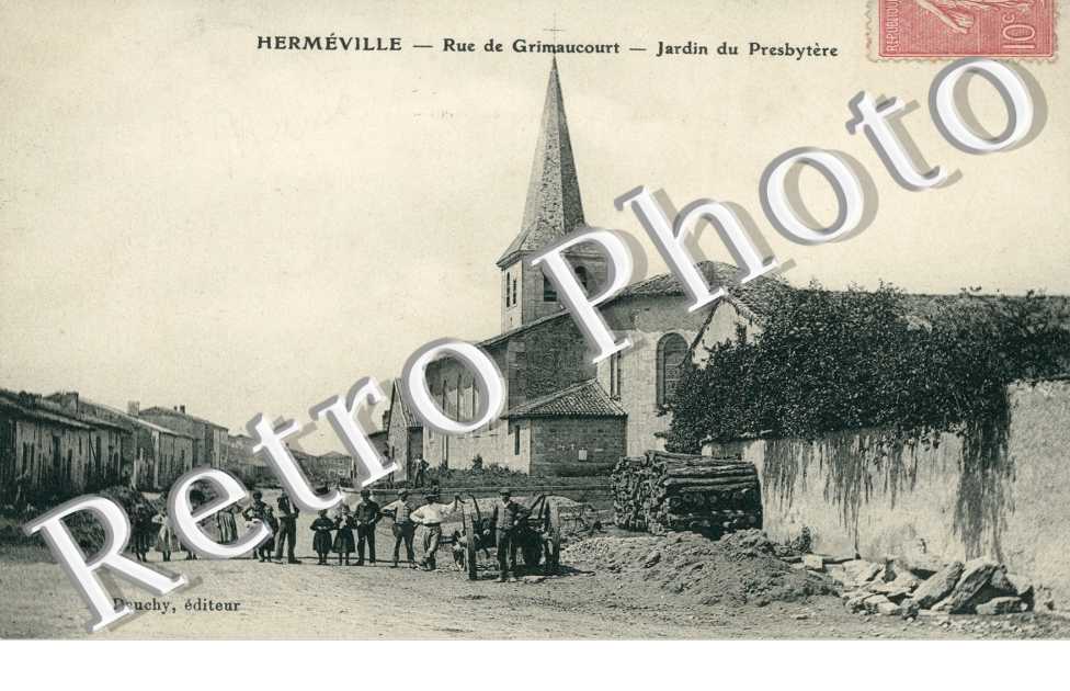 Rue de Gramaucourt - jardin du presbytere