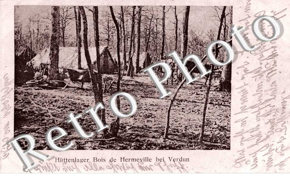 Huttenlager bois de Hermeville bei Verdum