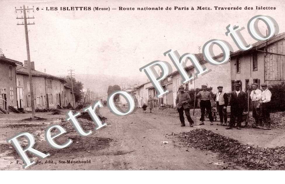 Route Nationale de Paris a Metz Traversee des Islettes