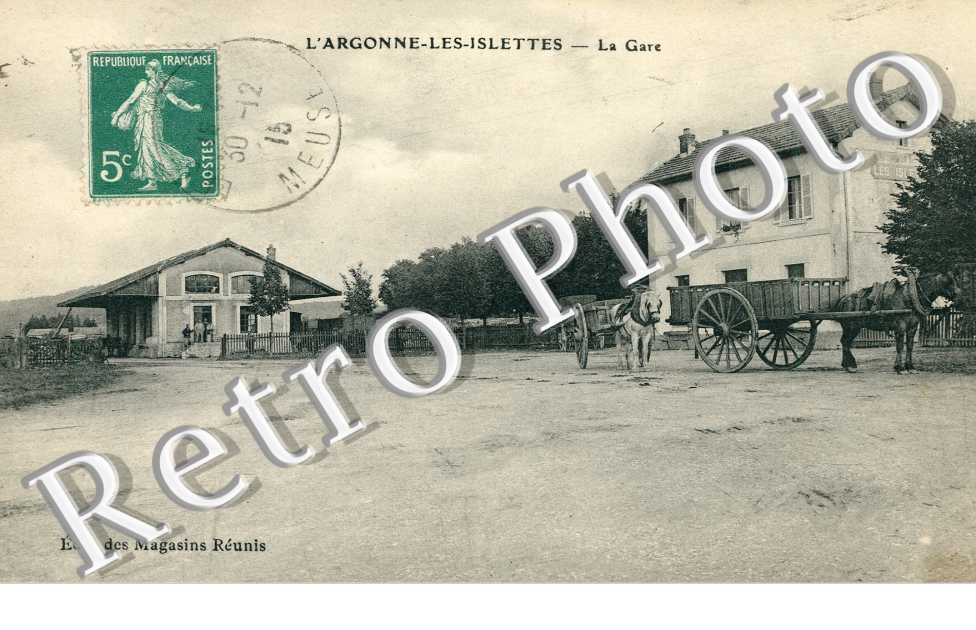 L'Argonne les Islettes la Gare