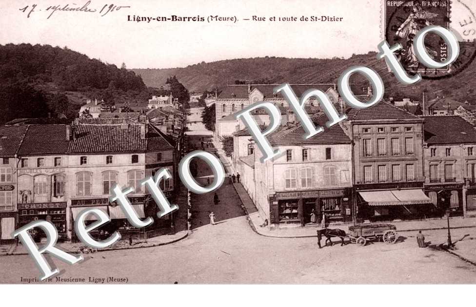 Ligny-en-Barrois, Rue et Route de Saint-Dizier