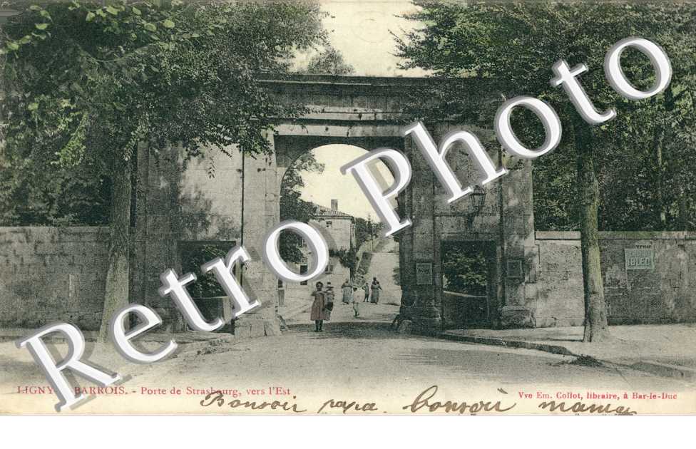Porte de Strasbourg, vers l'est (couleur)
